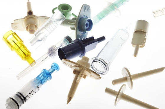 Injection Molded medical devices: Med-P-Syringes and components